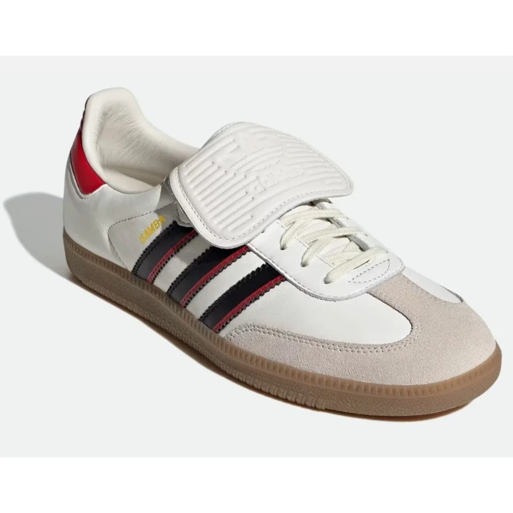 Adidas Samba LT Men's Size 4.5 White Black Better Scarlet JQ5124 NEW